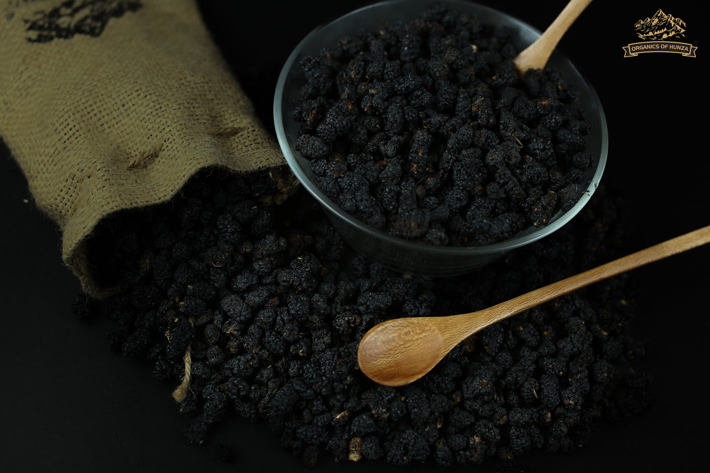 Black Dried Mulberries – Superfood from the Highlands of Hunza