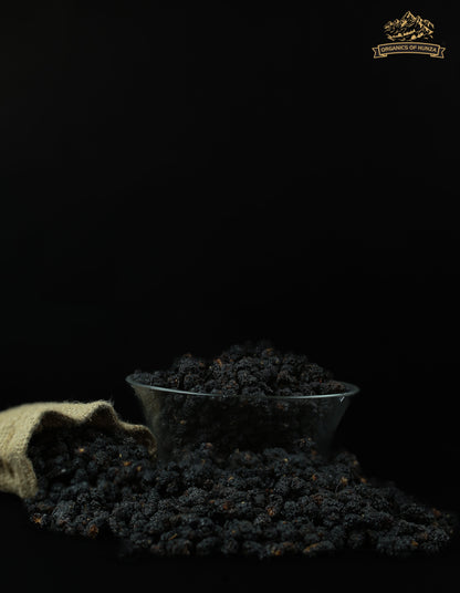 Black Dried Mulberries – Superfood from the Highlands of Hunza